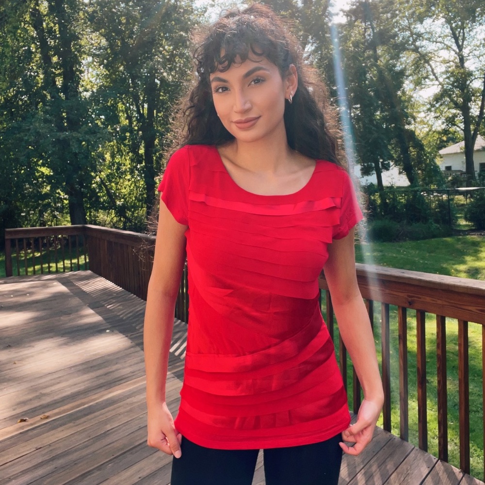 Principles by Ben de Lisi, Red top, size 12